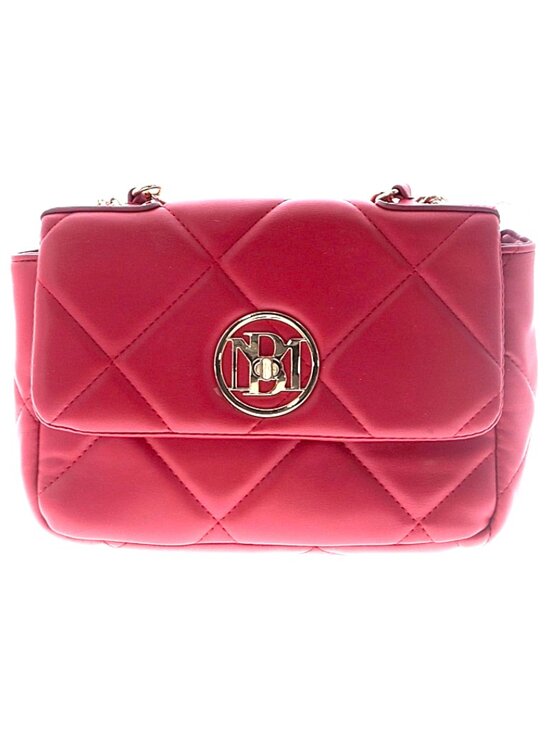 Badgley Mischka Handbags - Badgley Mischka "Red Diamond Quilted" Crossbody Bag High Quality Vegan Leather